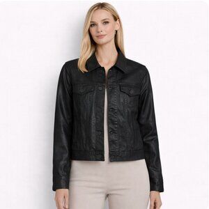 7 For All Mankind  Coated Trucker Jacket